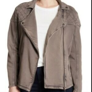 Melrose And Market Quilted Asymmetrical Jacket Mineral Washed 2x